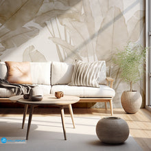 Load image into Gallery viewer, Muted Fronds Wall Mural in Dubai, Abu Dhabi and all UAE