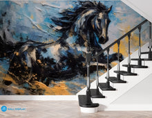 Load image into Gallery viewer, Stallion Hand Painted Wall Mural in Dubai, Abu dhabi and All UAE