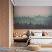 Load image into Gallery viewer, Mystic Pines Wall Mural in Dubai, Abu Dhabi and all UAE