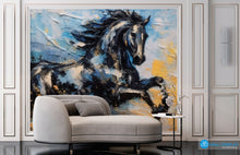 Load image into Gallery viewer, Stallion Hand Painted Wall Mural in Dubai, Abu dhabi and All UAE
