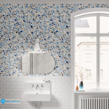 Load image into Gallery viewer, Azure Terrazzo Pattern Wallpaper Pattern Wallpaper in dubai, Abu Dhabi and all UAE