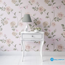 Load image into Gallery viewer, Blush Roses Floral Wallpaper in Dubai, Abu dhabi and All UAE