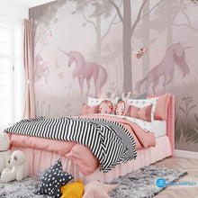 Load image into Gallery viewer, Fairytale Forest Kids Wallpaper for Girls in Dubai, Abu dhabi and All UAE