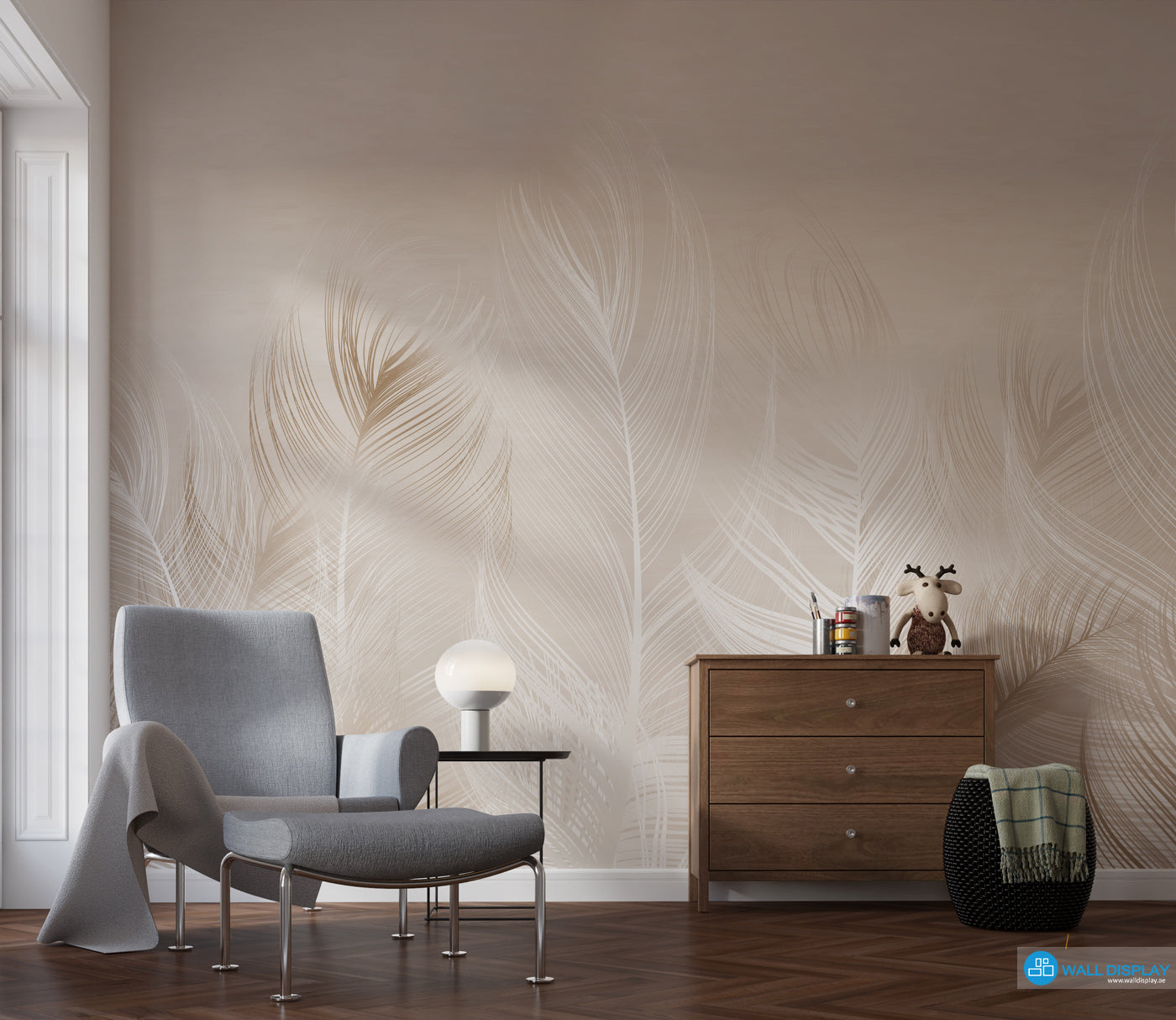 Feather Harmony Wall Mural in Dubai, Abu dhabi and All UAE