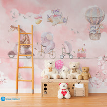 Load image into Gallery viewer, Wallpaper for Girls Abu dhabi Fluffy Pink Adventure