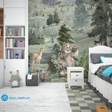 Load image into Gallery viewer, Forest Friends II Mural Kids Wallpaper in Dubai, Abu dhabi and All UAE