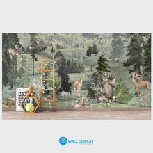 Load image into Gallery viewer, Forest Friends II Mural Kids Wallpaper in Dubai, Abu dhabi and All UAE