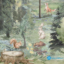 Load image into Gallery viewer, Forest Friends II Mural Kids Wallpaper in Dubai, Abu dhabi and All UAE