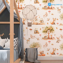 Load image into Gallery viewer, Forest Animals Pattern Kids Wallpaper in Dubai, Abu Dhabi and all UAE