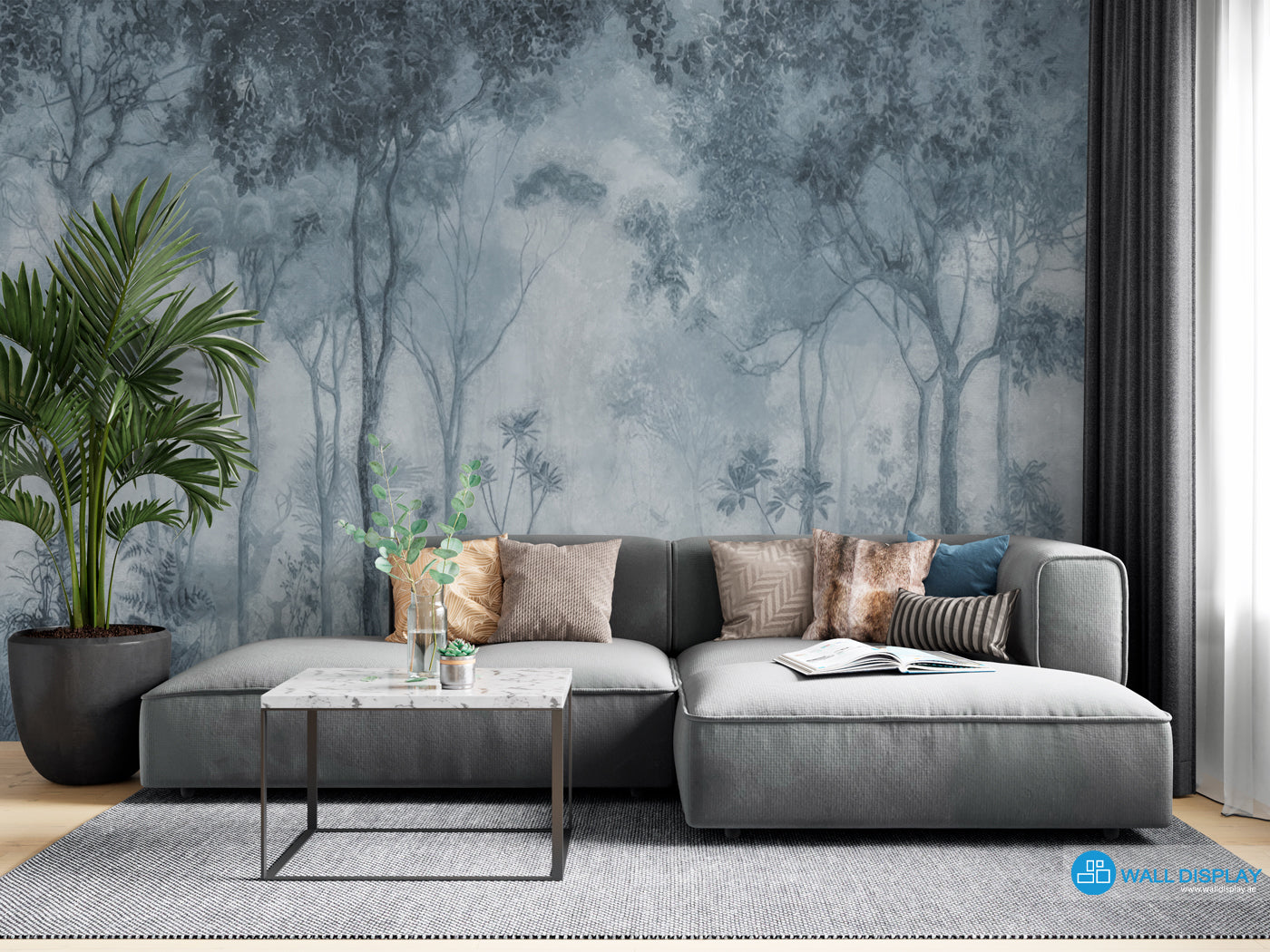 Fresco Forest Wall Mural in Dubai, Abu dhabi and All UAE