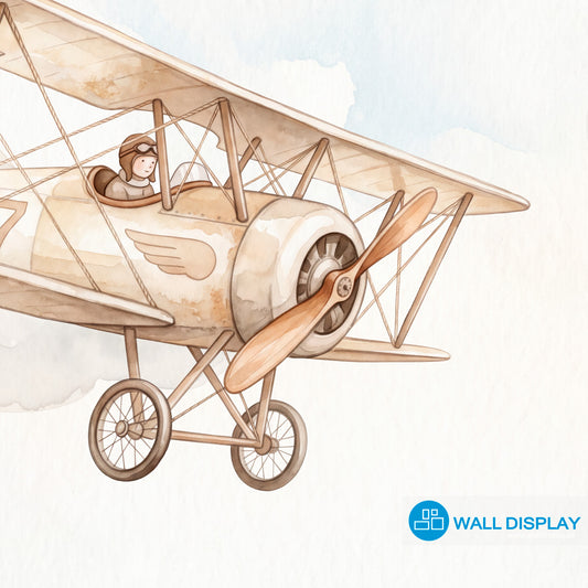 Little Aviator Kids Wallpaper