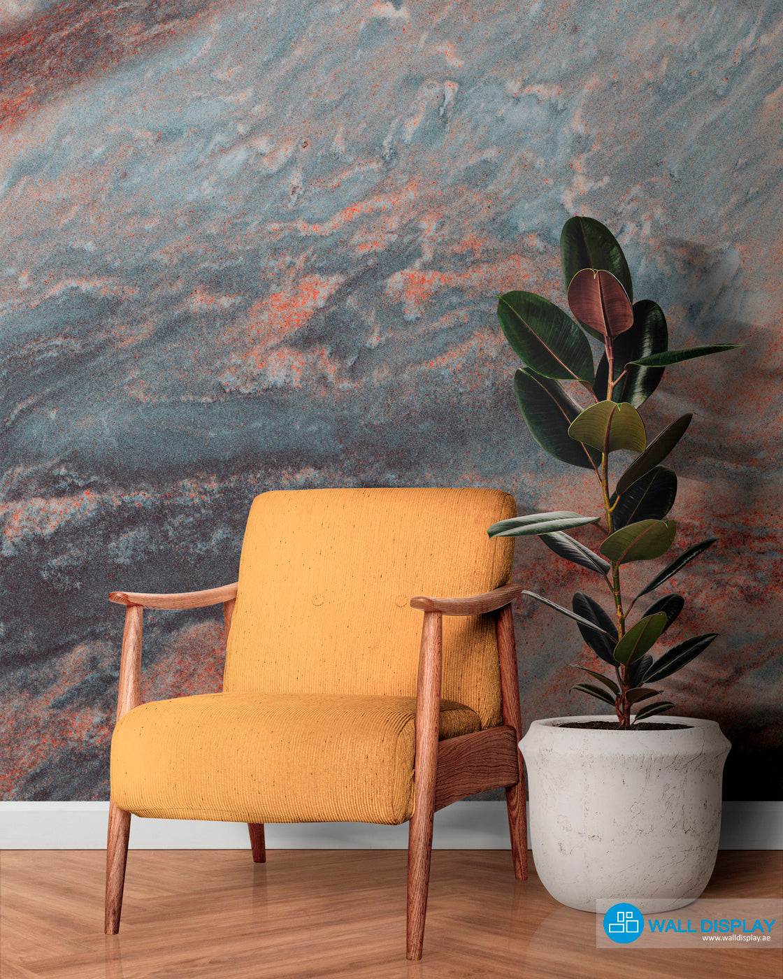 Molten Lava Marble Wall Mural UAE Abu dhabi