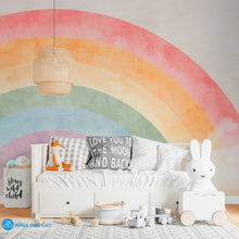 Load image into Gallery viewer, Rainbow Kids Wallpaper
