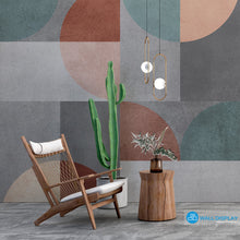 Load image into Gallery viewer, Retro Geometry Wallpaper in Dubai, Abu Dhabi and all UAE