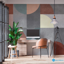 Load image into Gallery viewer, Retro Geometry Wallpaper in Dubai, Abu Dhabi and all UAE