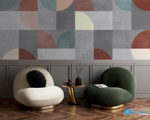 Load image into Gallery viewer, Retro Geometry Wallpaper in Dubai, Abu Dhabi and all UAE