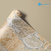 Load image into Gallery viewer, Tuscan Stones pattern wallpaper roll