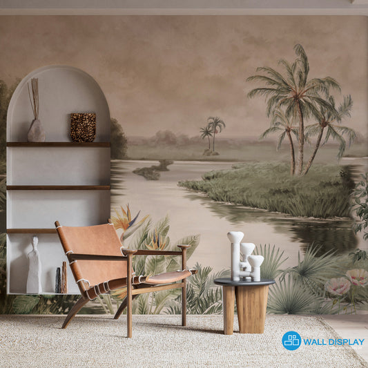 Verdant Riverside Wall Mural in Dubai, Abu dhabi and All UAE