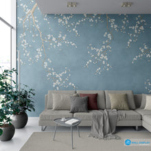 Load image into Gallery viewer, White Cherry Blossom Wallpaper in Dubai, Abu Dhabi and all UAE