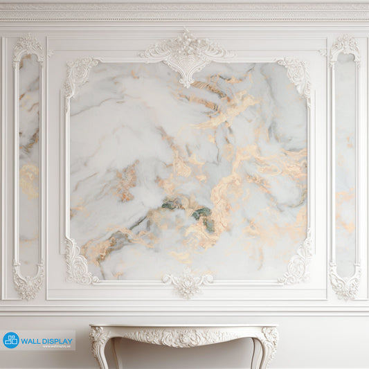 White Gold Marble Wallpaper in Dubai, Abu dhabi and All UAE