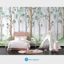 Load image into Gallery viewer, Aspen Forest - Kids Wallpaper walldisplay wallpaper-dubai
