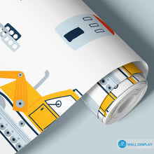 Load image into Gallery viewer, Big Construction Cars I - Kids Wallpaper walldisplay wallpaper-dubai