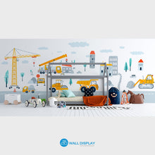 Load image into Gallery viewer, Big Construction Cars I - Kids Wallpaper walldisplay wallpaper-dubai