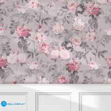 Load image into Gallery viewer, Bloom Powder Room - Floral Wallpaper walldisplay wallpaper-dubai