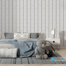 Load image into Gallery viewer, Chevron Pattern II Wallpaper for Boys & Girls in dubai, Abu Dhabi and all UAE