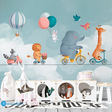 Load image into Gallery viewer, Race me - Kids Wallpaper