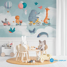 Load image into Gallery viewer, Race me - Kids Wallpaper