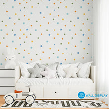 Load image into Gallery viewer, Dotty Dots III - Kids Wallpaper walldisplay wallpaper-dubai