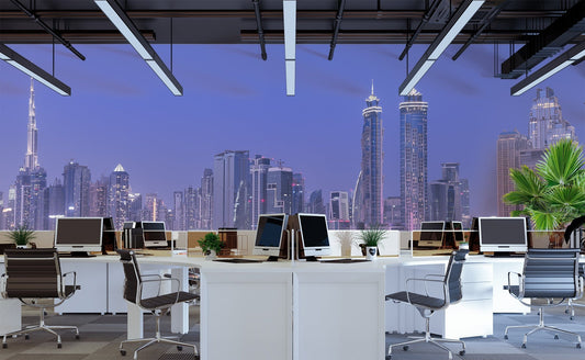 Dubai Panoramic View I walldisplay wallpaper-dubai