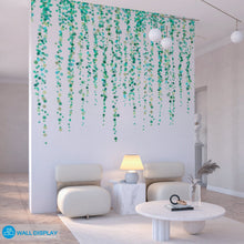 Load image into Gallery viewer, Falling Green Watercolor - Wall Mural walldisplay wallpaper-dubai