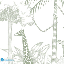 Load image into Gallery viewer, Jungle Safari - Kids Wallpaper walldisplay wallpaper-dubai