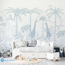 Load image into Gallery viewer, Jungle Safari - Kids Wallpaper walldisplay wallpaper-dubai