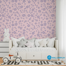 Load image into Gallery viewer, Lilac Rosy Garden - Kids Wallpaper walldisplay wallpaper-dubai