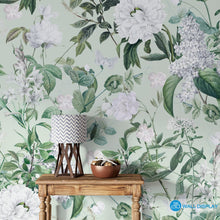 Load image into Gallery viewer, Midnight Scent - Floral Wallpaper walldisplay wallpaper-dubai