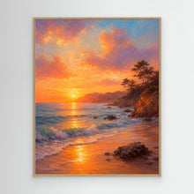 Load image into Gallery viewer, Golden Coastal Sunset
