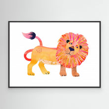 Load image into Gallery viewer, Happy Cartoon Lion by Isabelle Brent