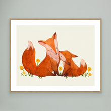 Load image into Gallery viewer, Tender Fox Family by Saskia Michele