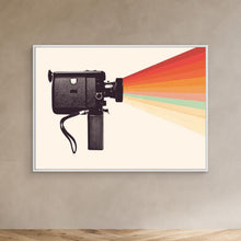 Load image into Gallery viewer, Movie Camera Rainbow by Florent Bodart