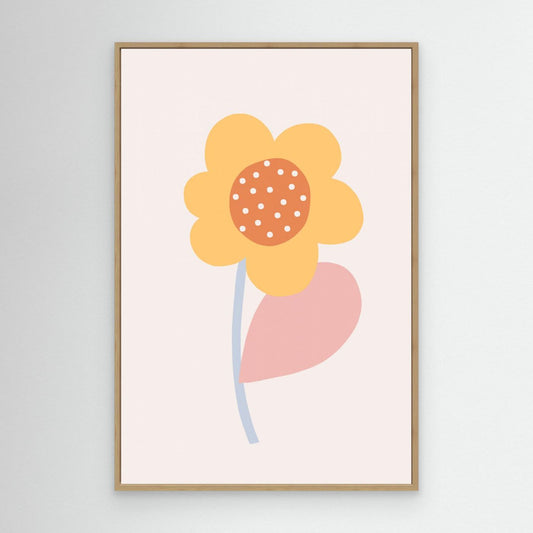 Whimsical Yellow Bloom by Menina Lisboa