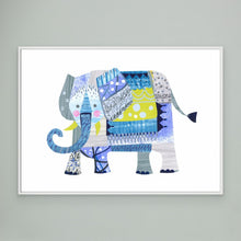 Load image into Gallery viewer, Colorful Patchwork Elephant by Isabelle Brent