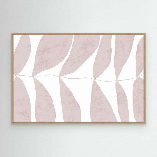 Leaf Patterns in Soft Beige Tones by Uplusmestudio