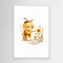 Load image into Gallery viewer, Cute Bee Artist by Anda Bieza