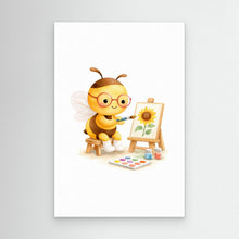 Load image into Gallery viewer, Cute Bee Artist by Anda Bieza