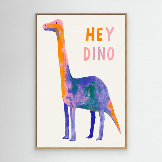Friendly Colorful Dino by Treechild