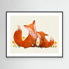 Load image into Gallery viewer, Tender Fox Family by Saskia Michele