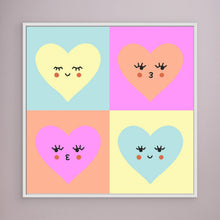 Load image into Gallery viewer, Happy Cute Hearts by Treechild